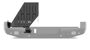 Toyota Tacoma Driver Side Swingout - Body Armor 4x4 - Pro Series II - Light Texture Black - `16-`23